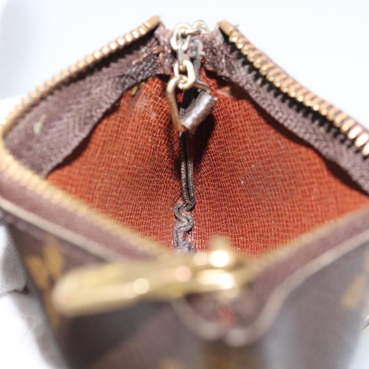 LOUIS VUITTON Monogram Pochette Cles Coin Purse M62650 LV Auth ki6454