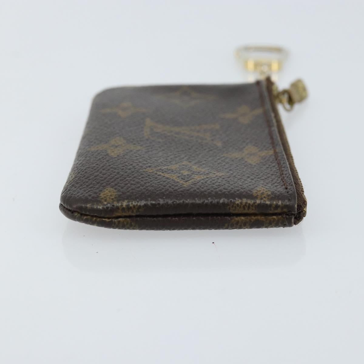 LOUIS VUITTON Monogram Pochette Cles Coin Purse M62650 LV Auth ki6454