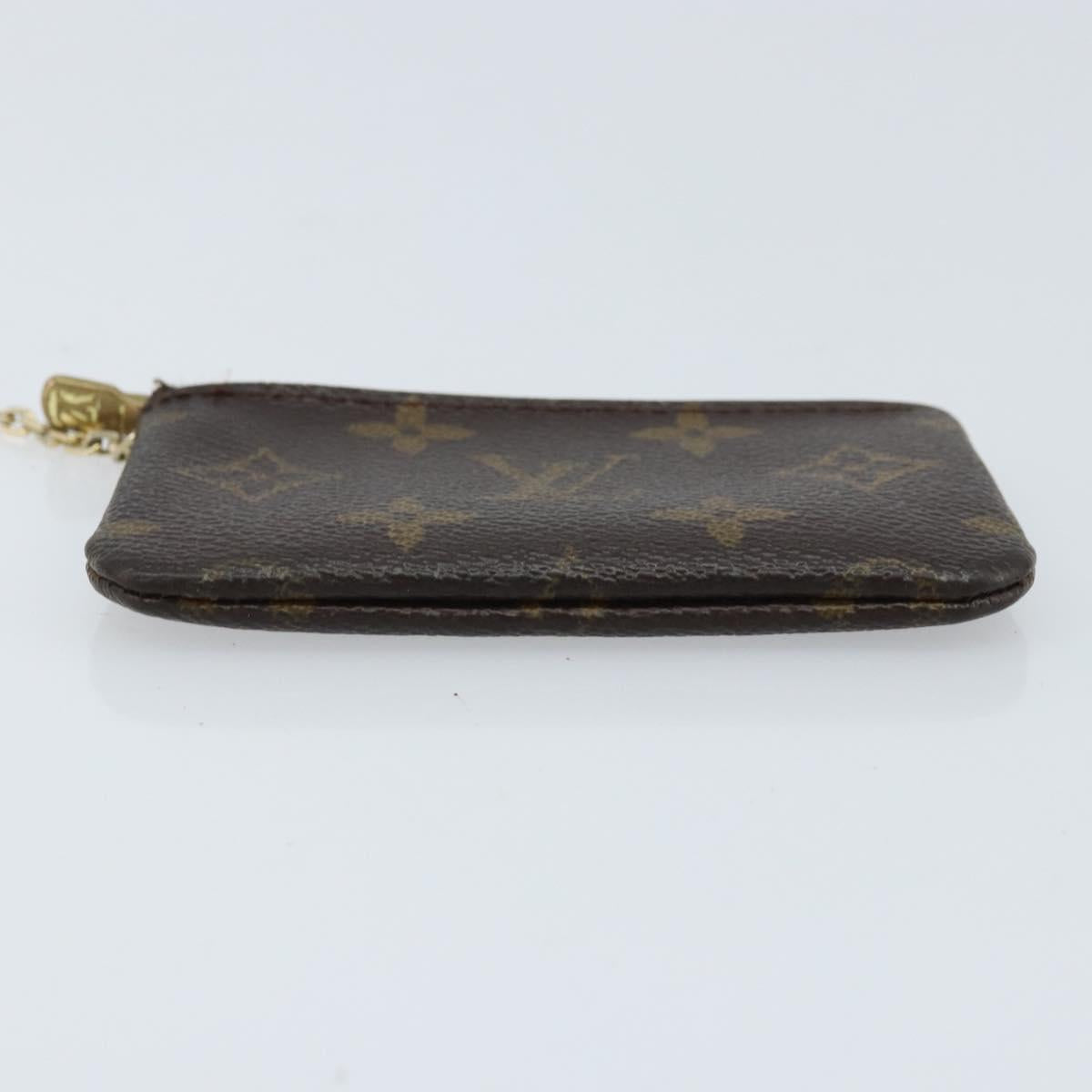 LOUIS VUITTON Monogram Pochette Cles Coin Purse M62650 LV Auth ki6454