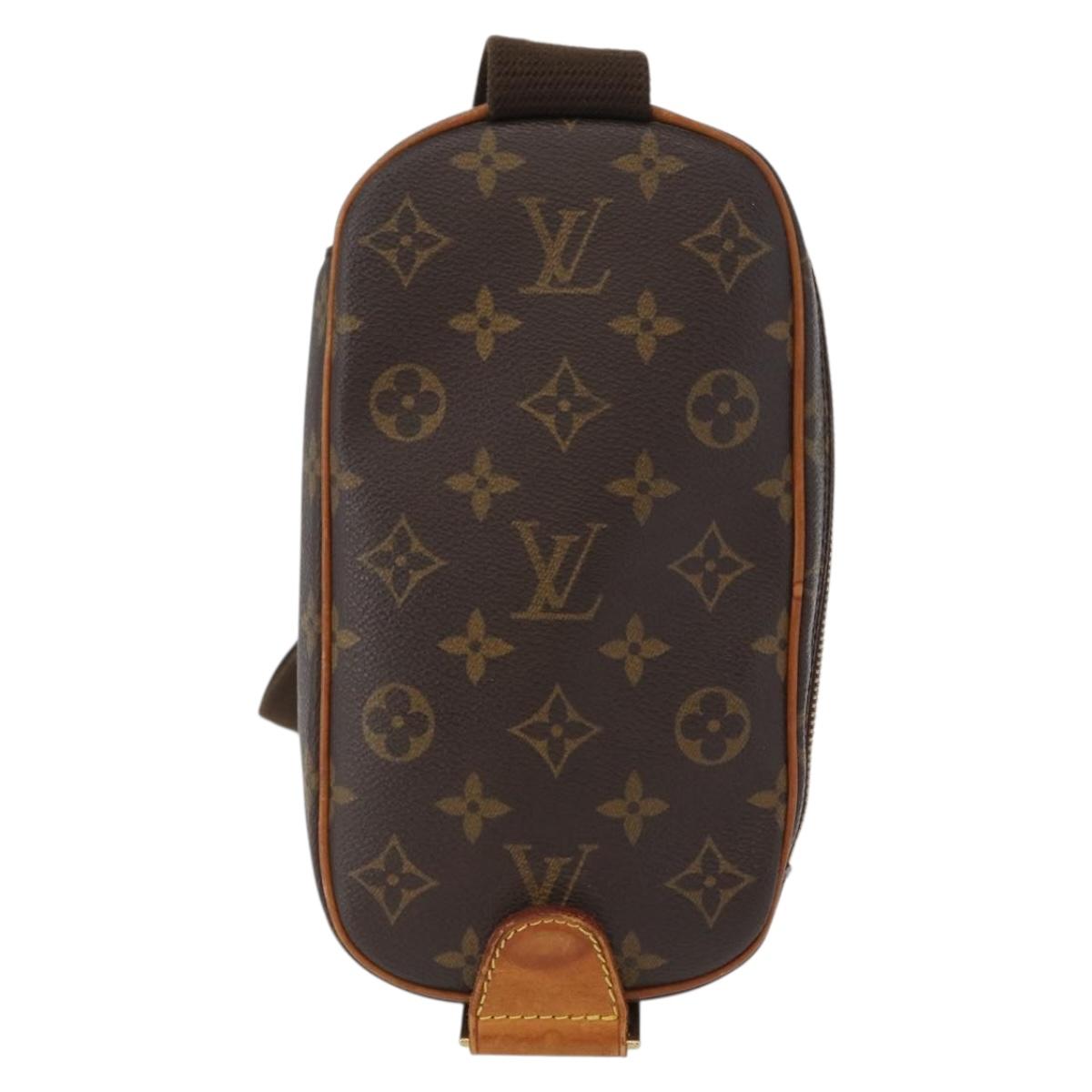 LOUIS VUITTON Monogram Pochette Gange Shoulder Bag M51870 LV Auth ki6458