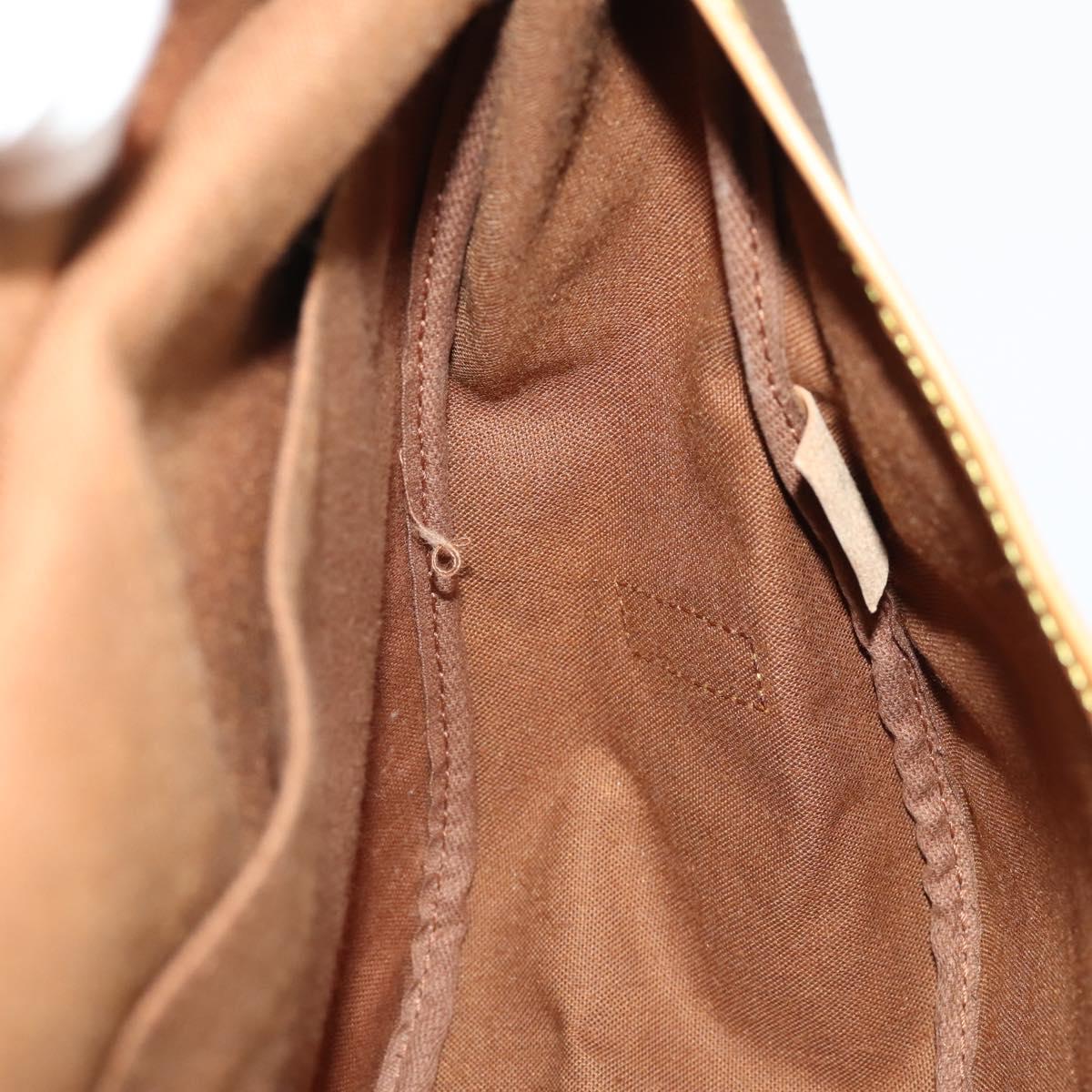 LOUIS VUITTON Monogram Saumur 35 Shoulder Bag M42254 LV Auth ki6465