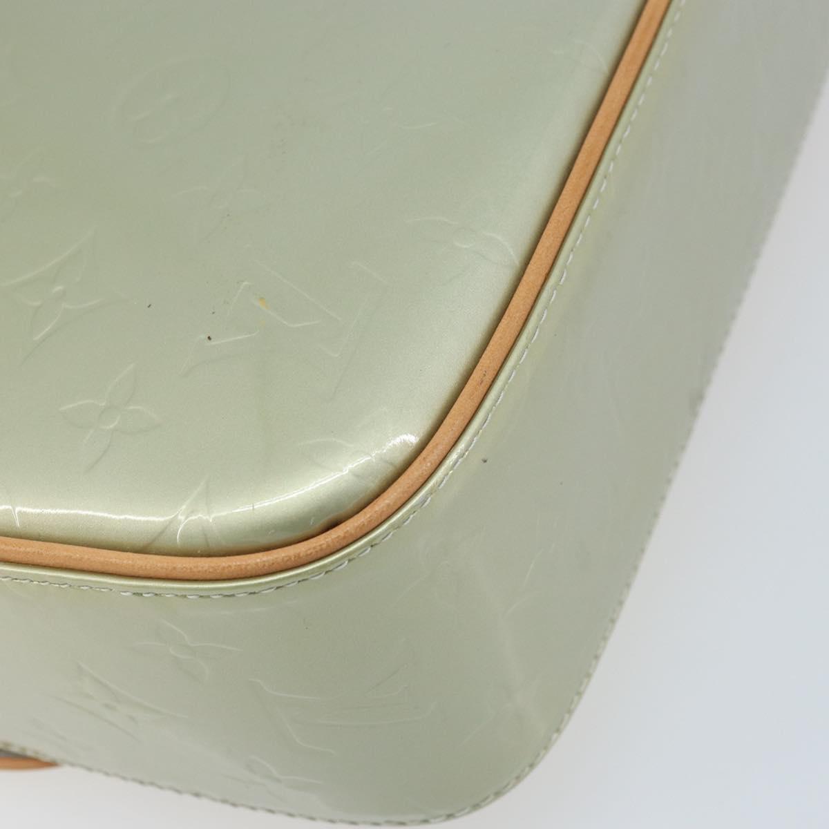 LOUIS VUITTON Monogram Vernis Christie GM Shoulder Bag Gris M91148 Auth ki6480