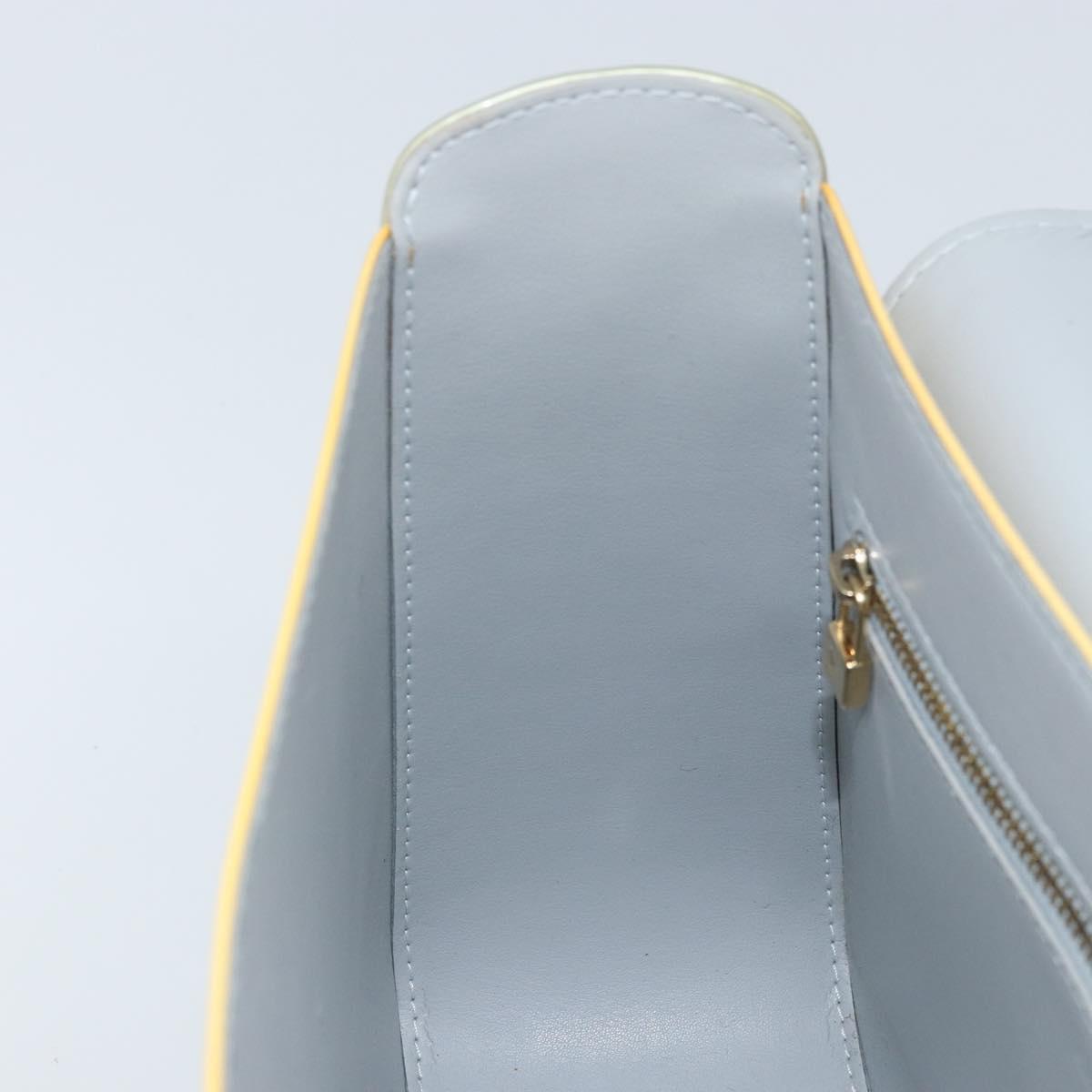 LOUIS VUITTON Monogram Vernis Christie GM Shoulder Bag Gris M91148 Auth ki6480