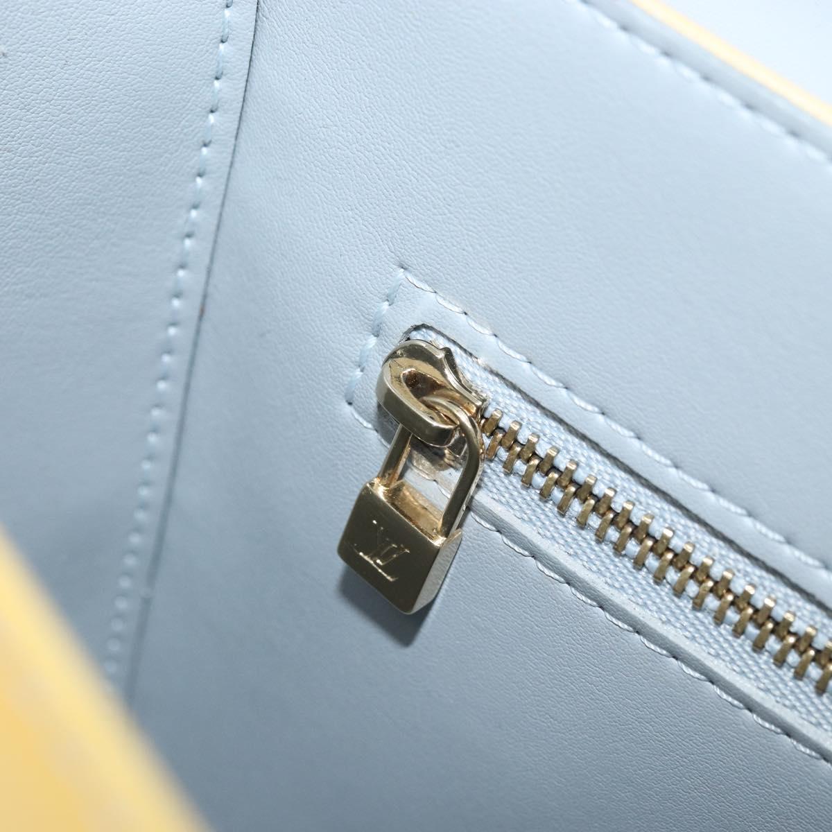 LOUIS VUITTON Monogram Vernis Christie GM Shoulder Bag Gris M91148 Auth ki6480