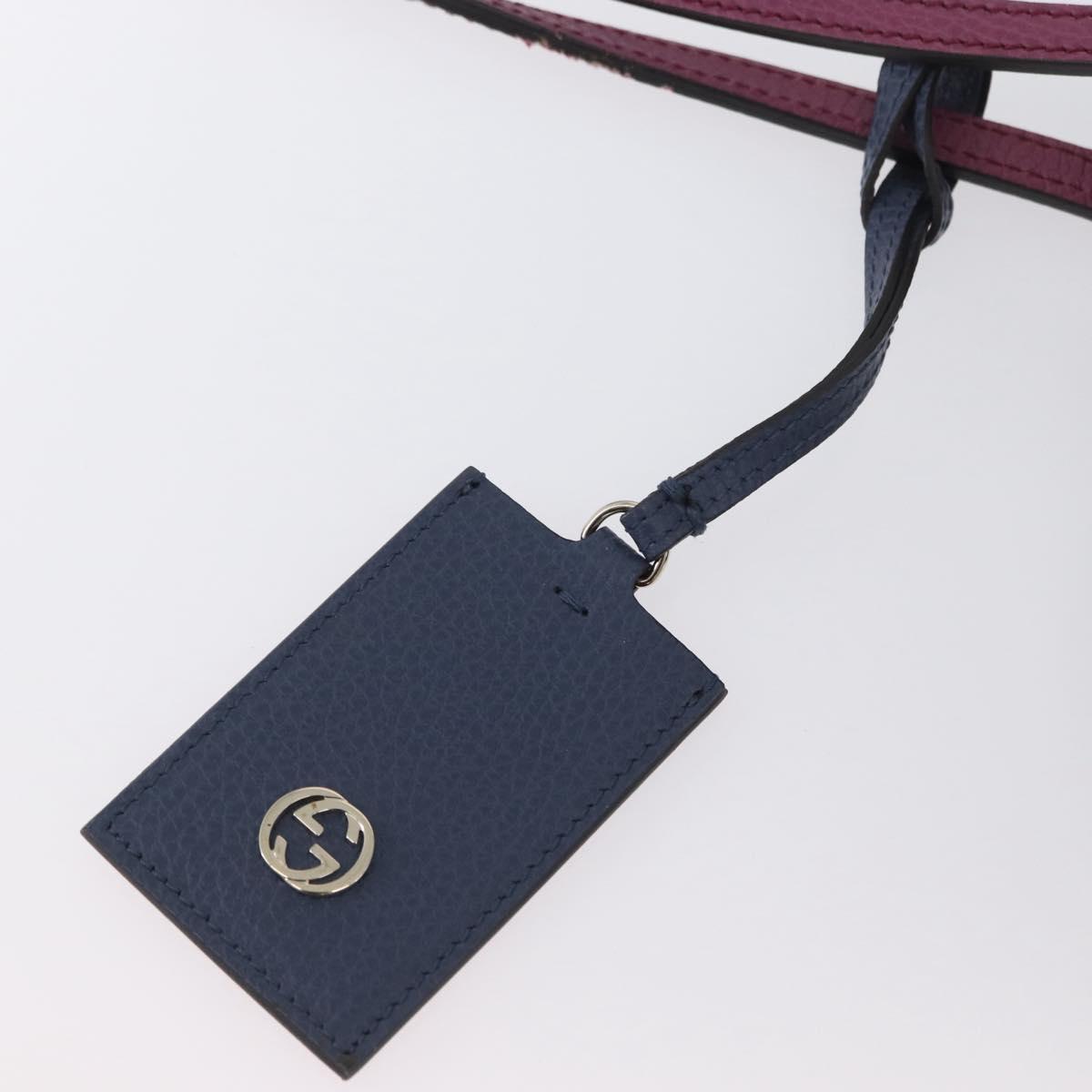 GUCCI Tote Bag Leather Pink Gold 354408 Auth ki6482