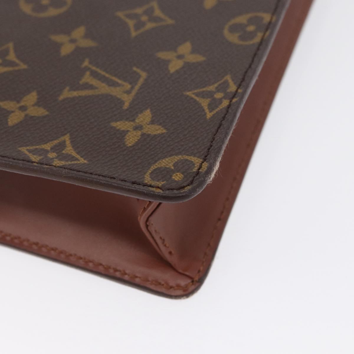 LOUIS VUITTON Monogram Pochette Homme Clutch Bag M51795 LV Auth ki6498