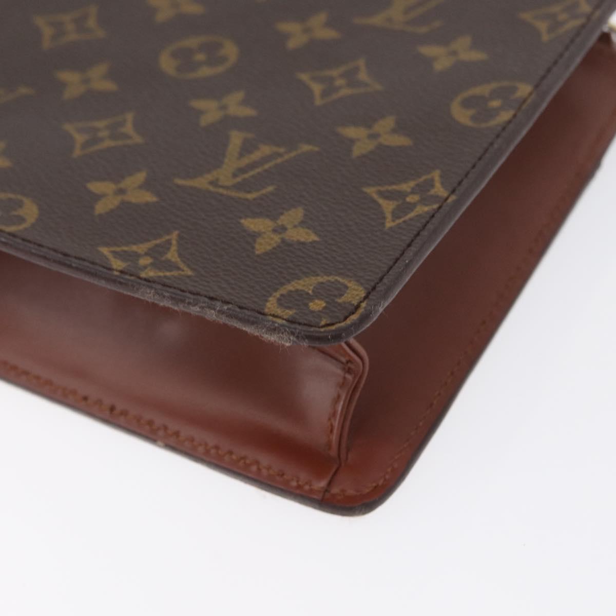 LOUIS VUITTON Monogram Pochette Homme Clutch Bag M51795 LV Auth ki6498