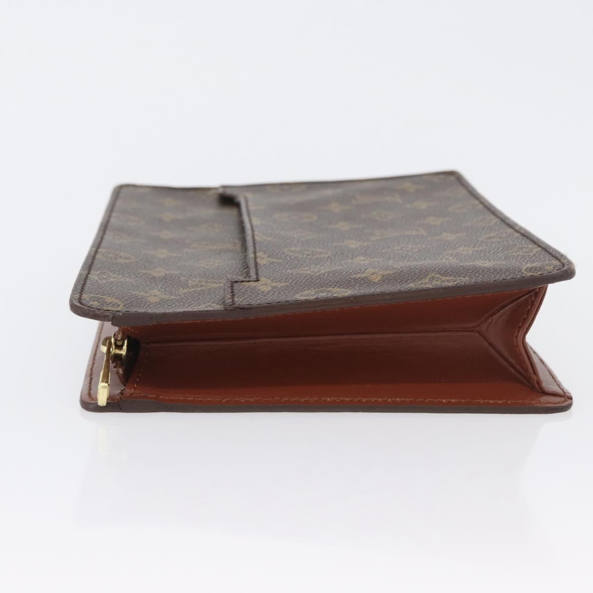 LOUIS VUITTON Monogram Pochette Homme Clutch Bag M51795 LV Auth ki6498