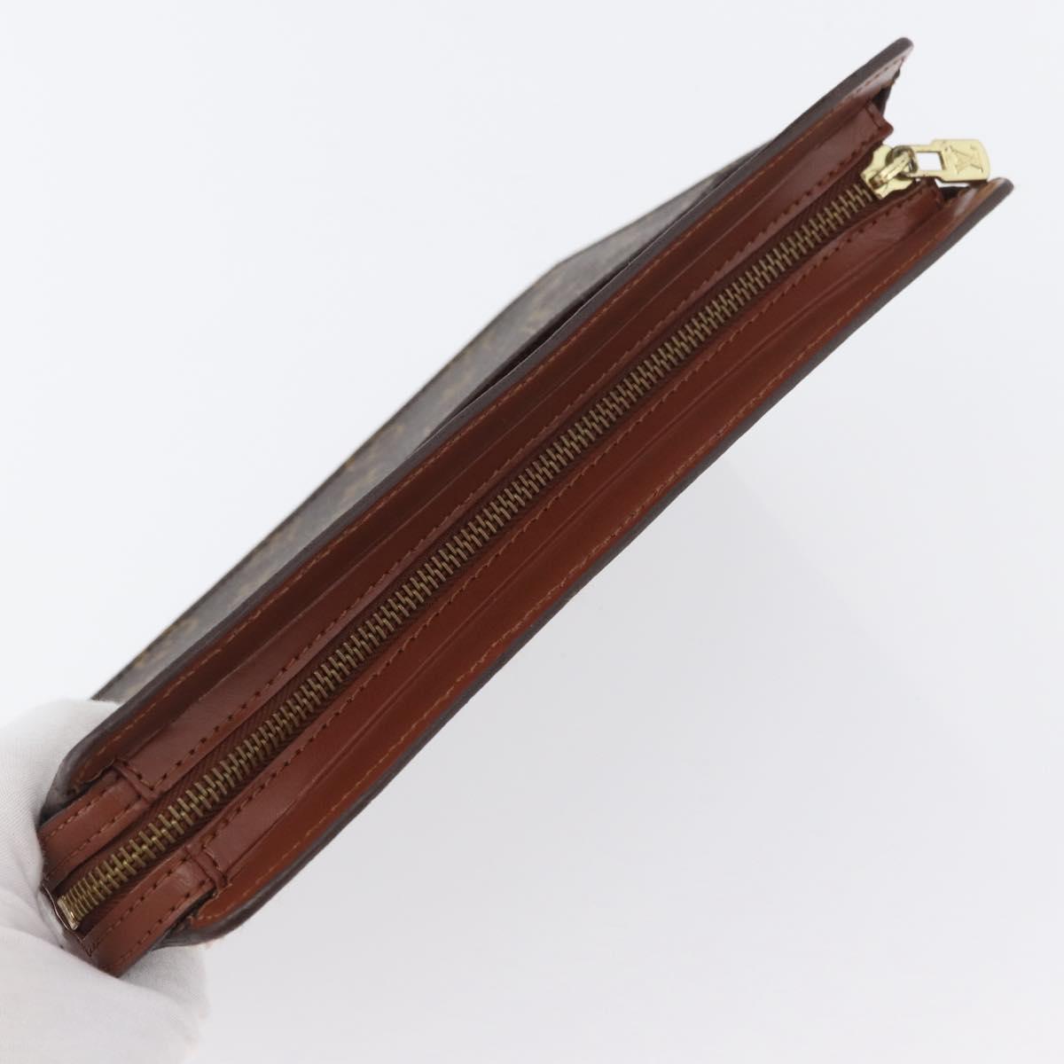 LOUIS VUITTON Monogram Pochette Homme Clutch Bag M51795 LV Auth ki6498