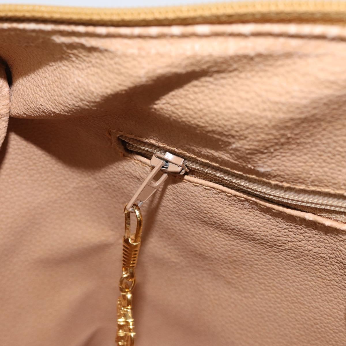 GUCCI Micro GG Supreme Mini Boston Bag PVC Beige Gold 000 39 0158 Auth ki6510
