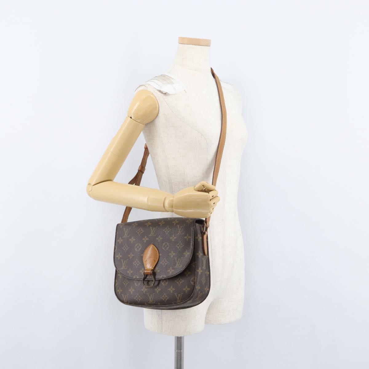 LOUIS VUITTON Monogram Saint Cloud GM Shoulder Bag M51242 LV Auth ki6512