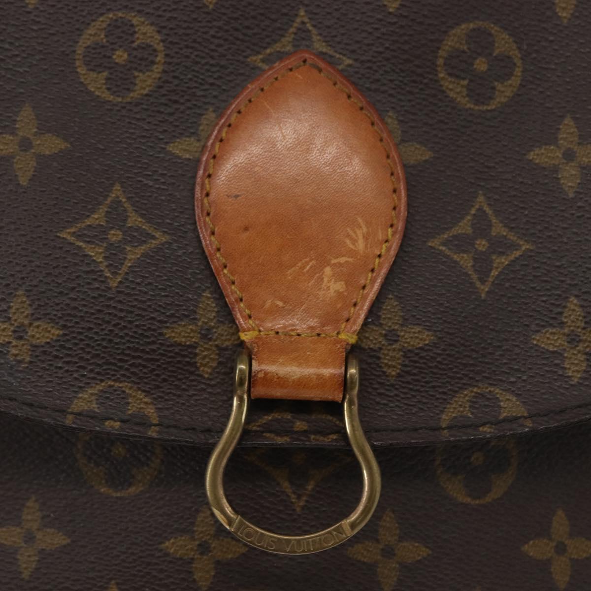 LOUIS VUITTON Monogram Saint Cloud GM Shoulder Bag M51242 LV Auth ki6540
