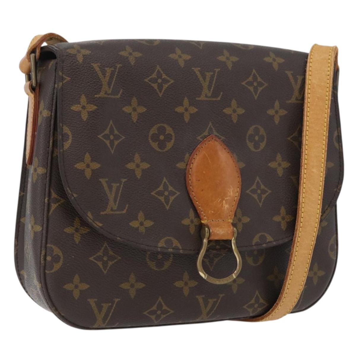 LOUIS VUITTON Monogram Saint Cloud GM Shoulder Bag M51242 LV Auth ki6540