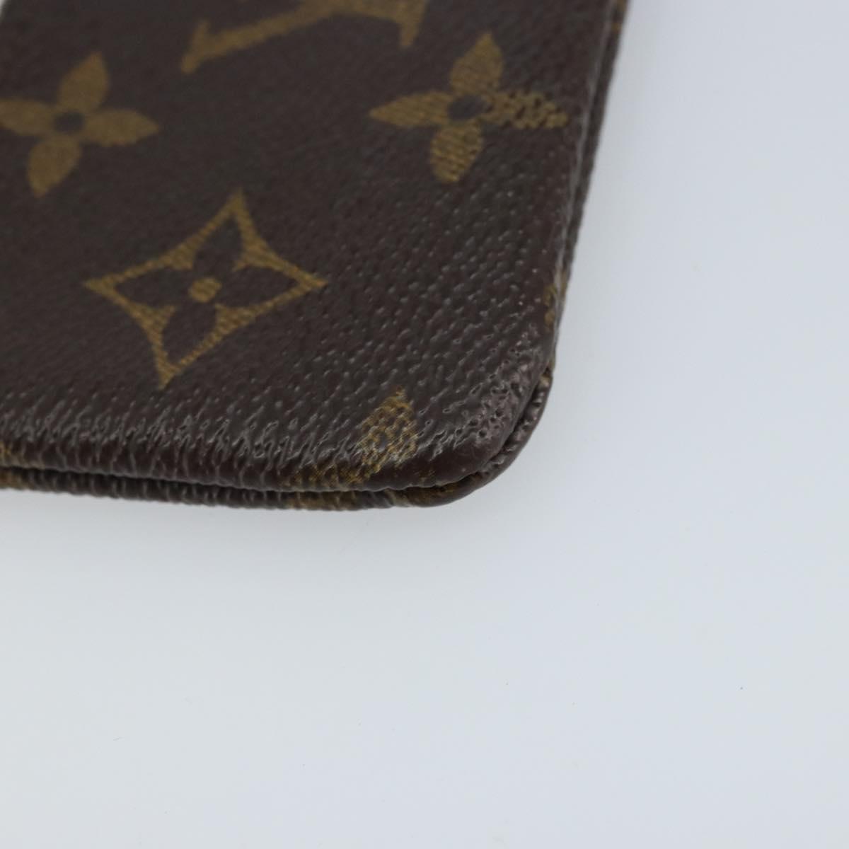 LOUIS VUITTON Monogram Pochette Cles Coin Purse M62650 LV Auth ki6542