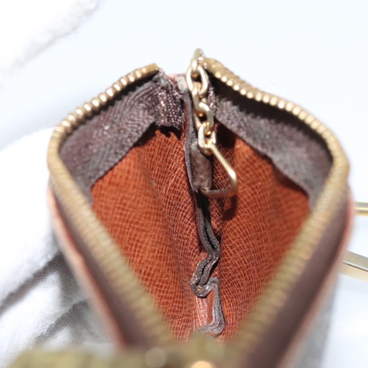 LOUIS VUITTON Monogram Pochette Cles Coin Purse M62650 LV Auth ki6542
