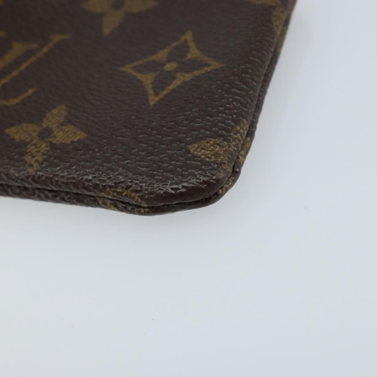 LOUIS VUITTON Monogram Pochette Cles Coin Purse M62650 LV Auth ki6542