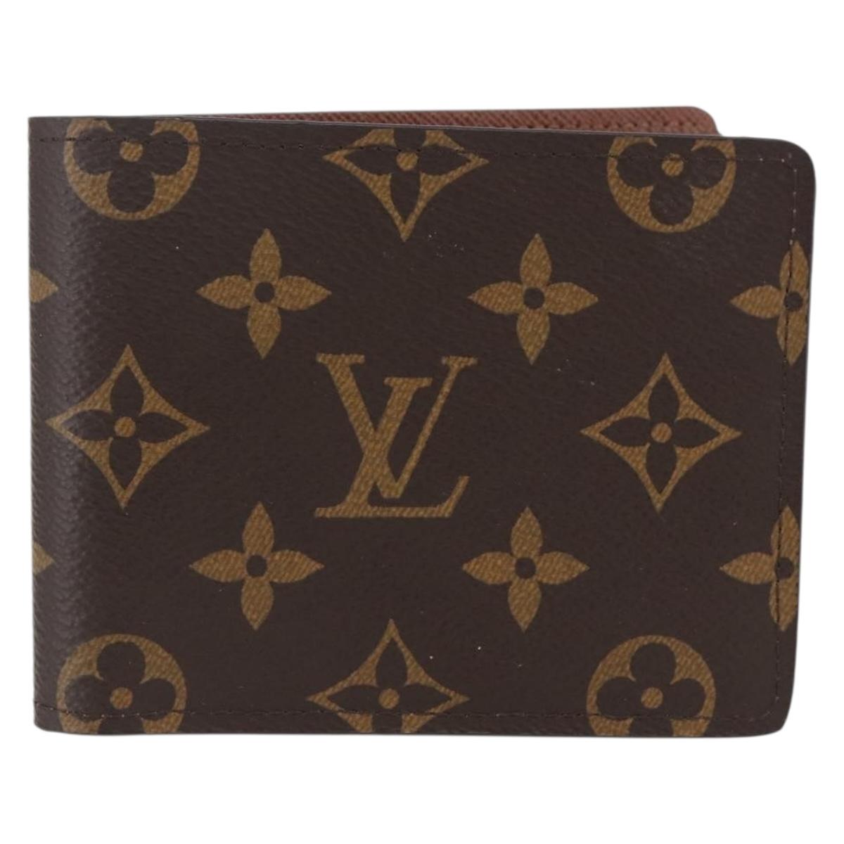 LOUIS VUITTON Monogram Portefeuille Multipull Bifold Wallet M60895 Auth ki6548