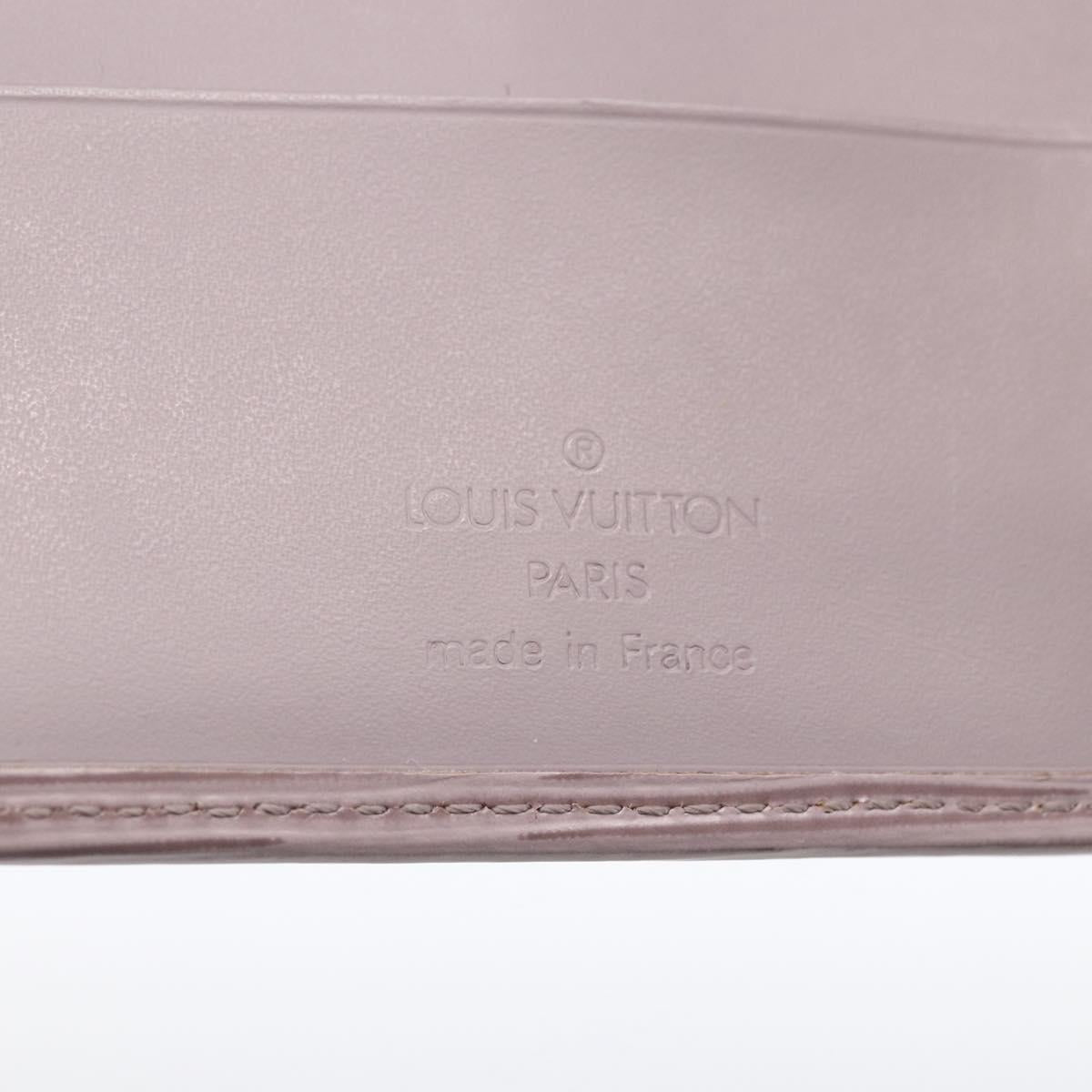 LOUIS VUITTON Epi PortefeuilleMarco Bifold Wallet Lilac LV Auth ki6572M