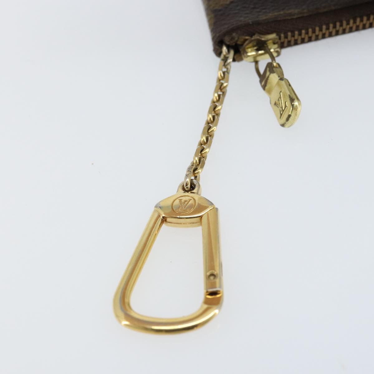 LOUIS VUITTON Monogram Pochette Cles Coin Purse M62650 LV Auth ki6574