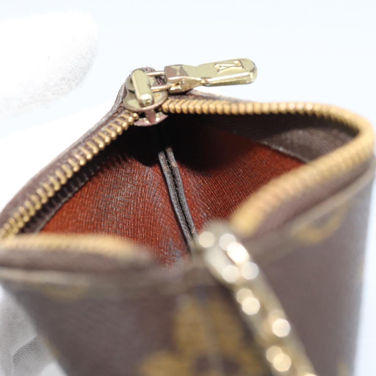 LOUIS VUITTON Monogram Pochette Cles Coin Purse M62650 LV Auth ki6574