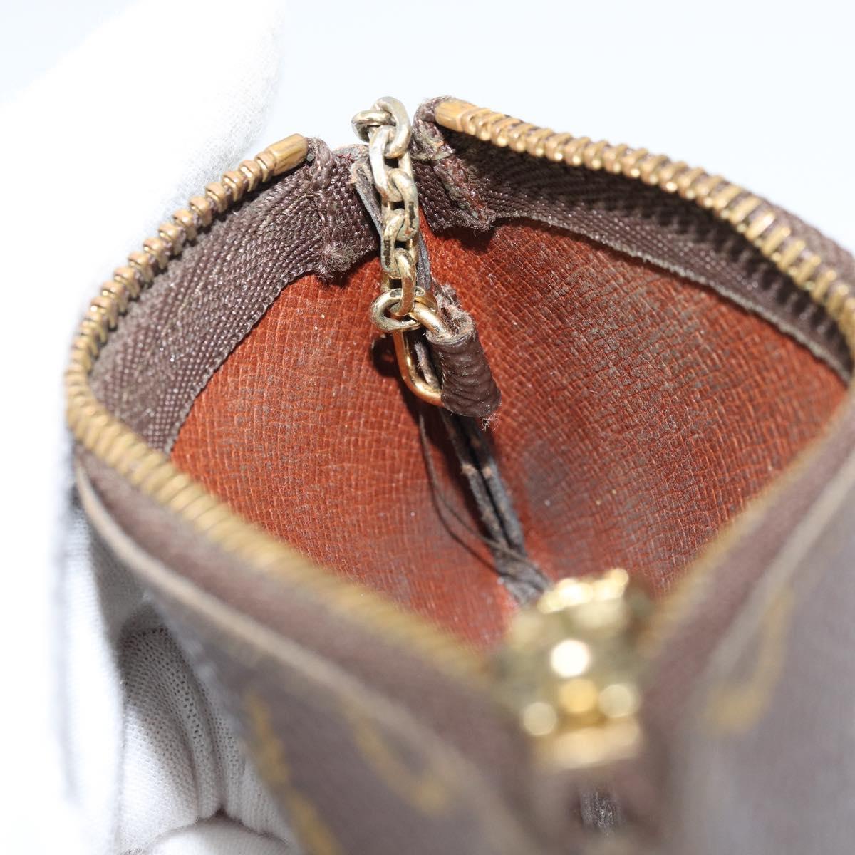 LOUIS VUITTON Monogram Pochette Cles Coin Purse M62650 LV Auth ki6574