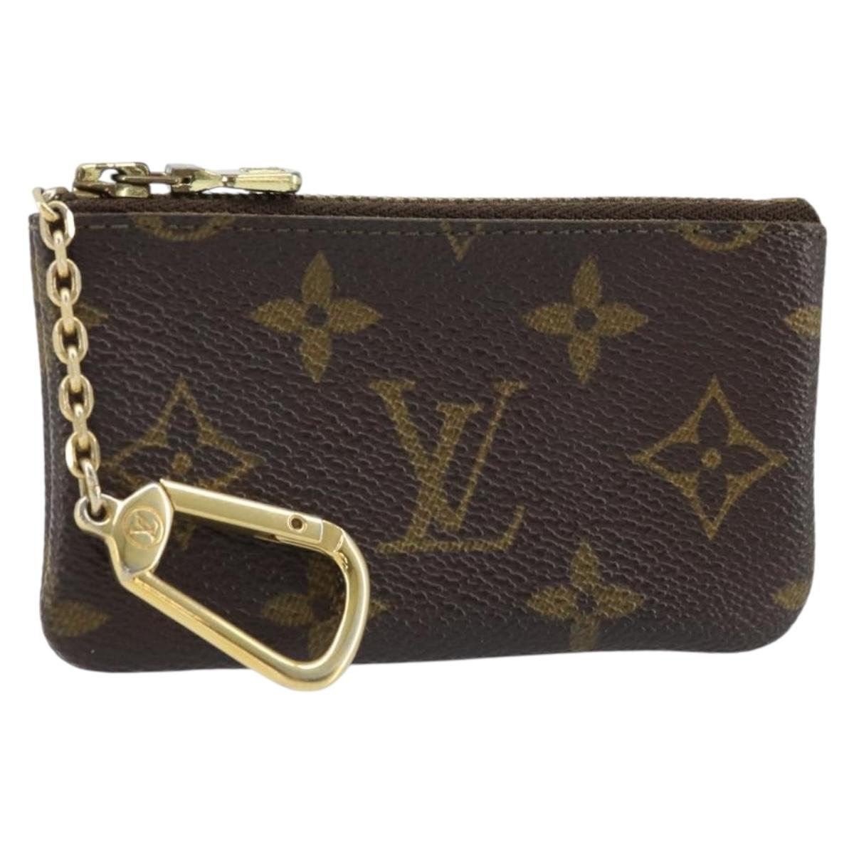 LOUIS VUITTON Monogram Pochette Cles Coin Purse M62650 LV Auth ki6574