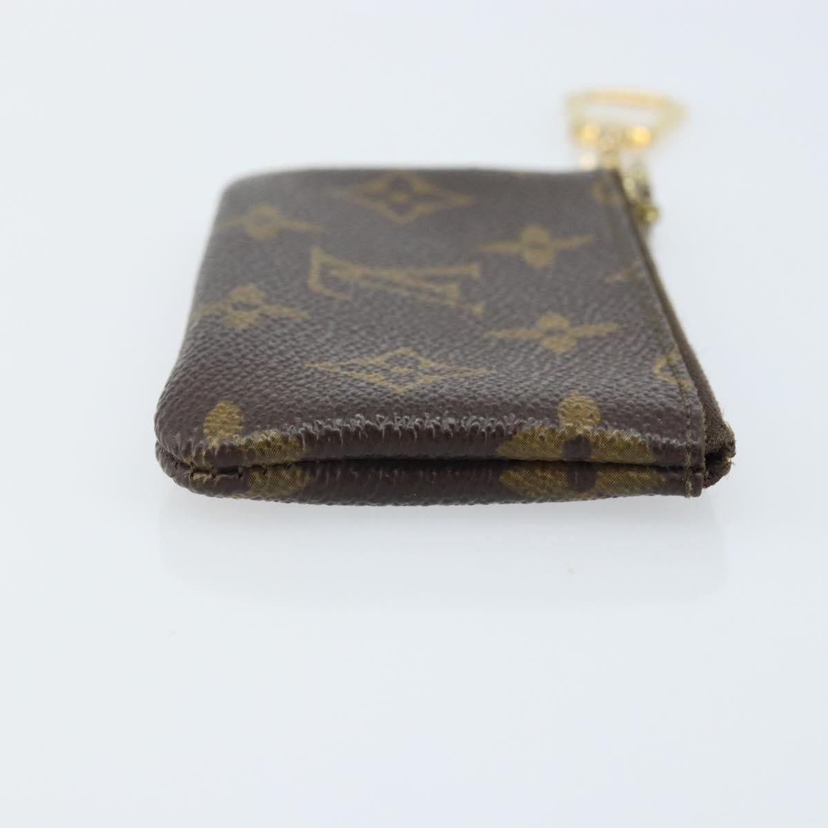 LOUIS VUITTON Monogram Pochette Cles Coin Purse M62650 LV Auth ki6574