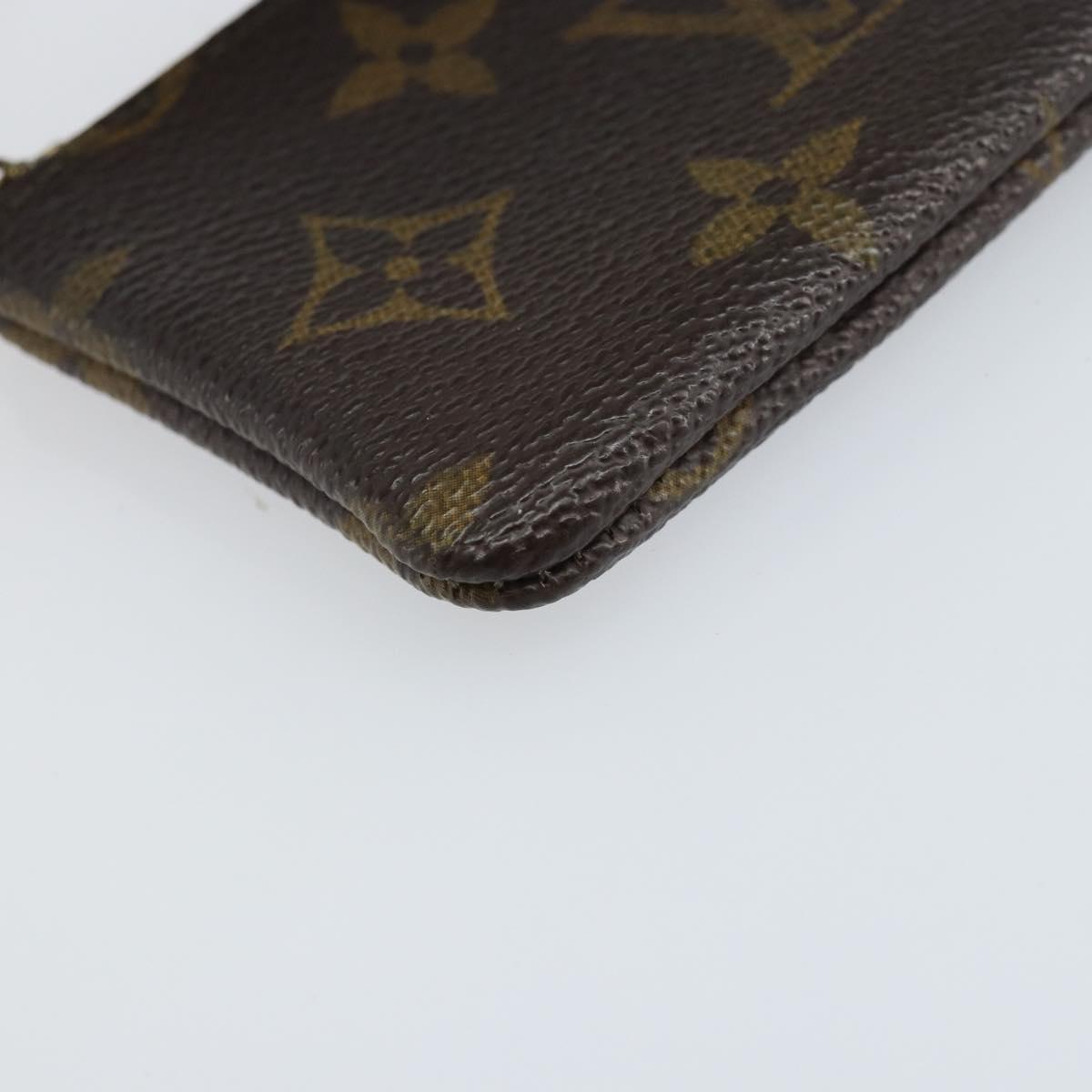 LOUIS VUITTON Monogram Pochette Cles Coin Purse M62650 LV Auth ki6574