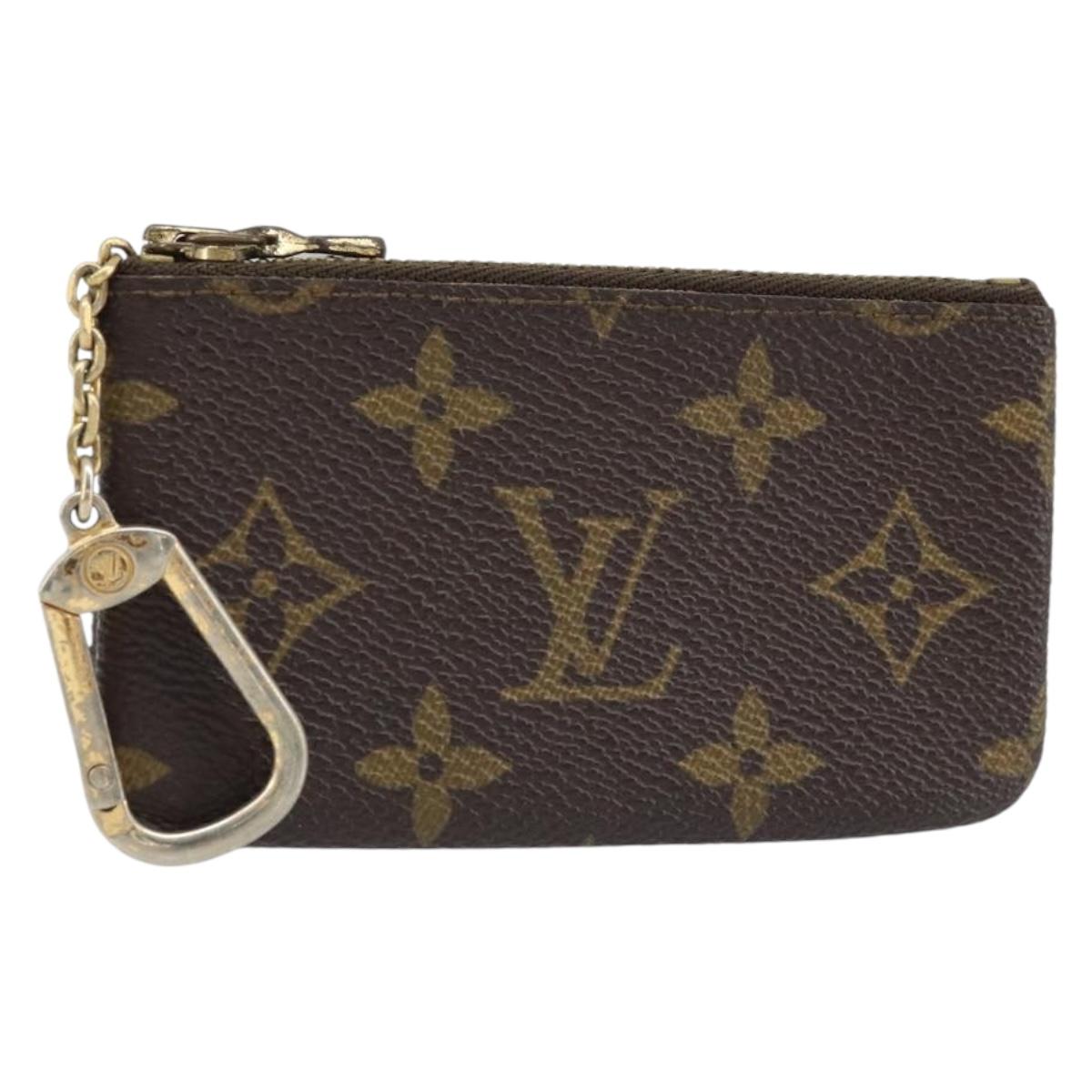 LOUIS VUITTON Monogram Pochette Cles Coin Purse M62650 LV Auth ki6575