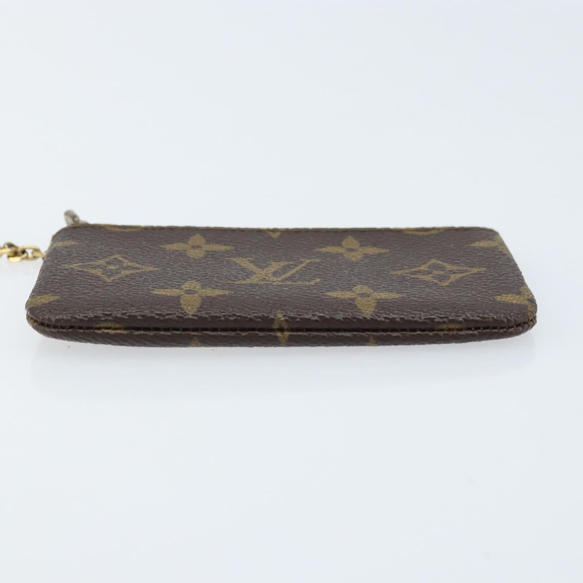 LOUIS VUITTON Monogram Pochette Cles Coin Purse M62650 LV Auth ki6575