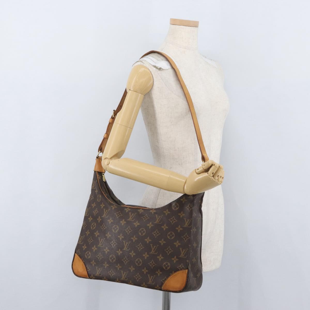 LOUIS VUITTON Monogram Boulogne 35 Shoulder Bag M51260 LV Auth ki6577