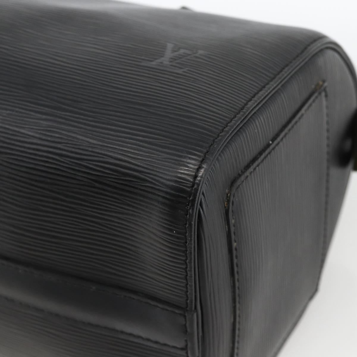 LOUIS VUITTON Epi Speedy 25 Hand Bag Black M43012 LV Auth ki6578V