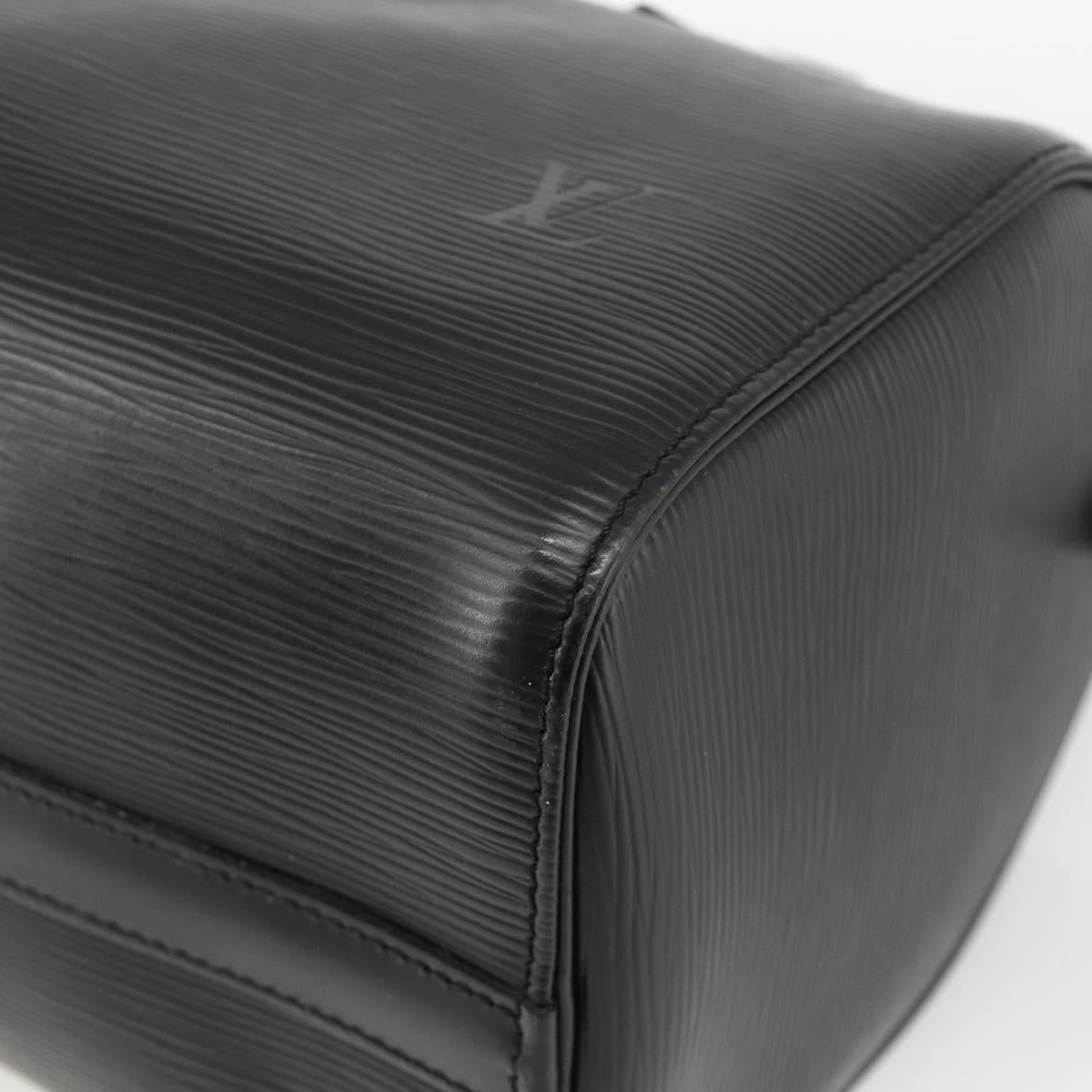 LOUIS VUITTON Epi Speedy 25 Hand Bag Black M43012 LV Auth ki6578V