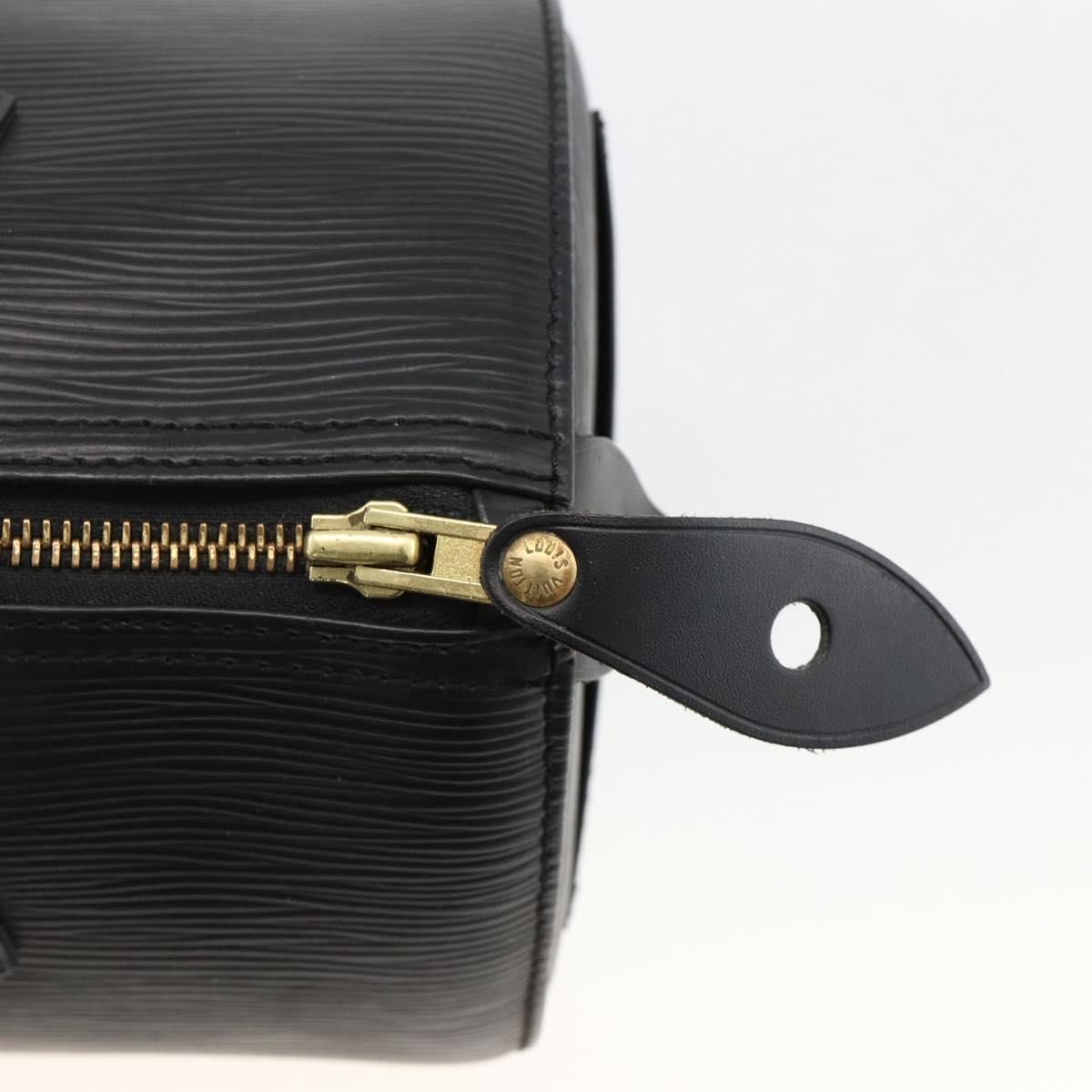 LOUIS VUITTON Epi Speedy 25 Hand Bag Black M43012 LV Auth ki6578V