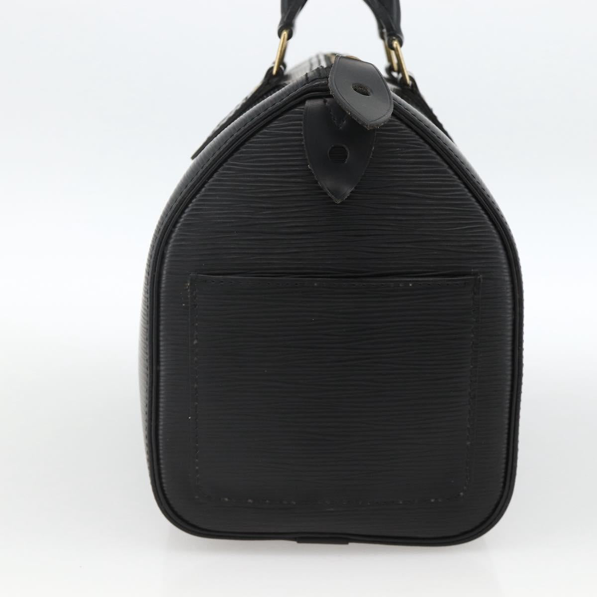 LOUIS VUITTON Epi Speedy 25 Hand Bag Black M43012 LV Auth ki6578V