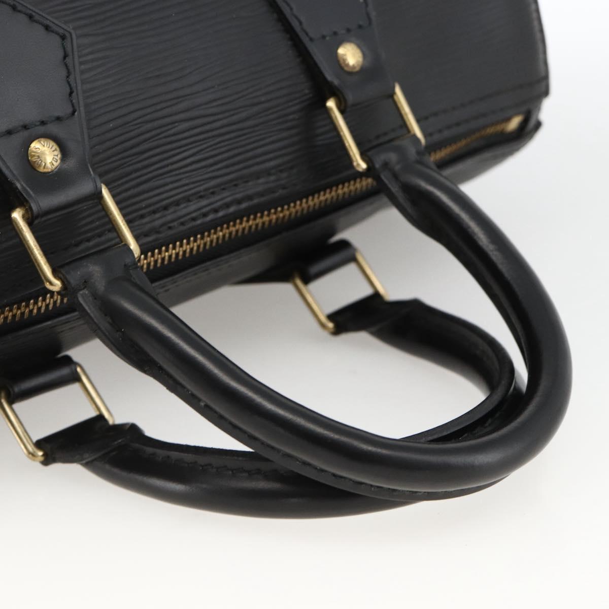 LOUIS VUITTON Epi Speedy 25 Hand Bag Black M43012 LV Auth ki6578V