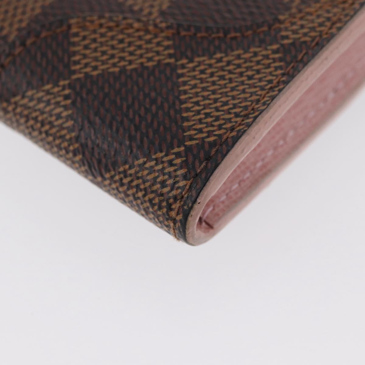LOUIS VUITTON Damier Ebene Portefeuille Kaisa Long Wallet N61227 LV Auth ki6593