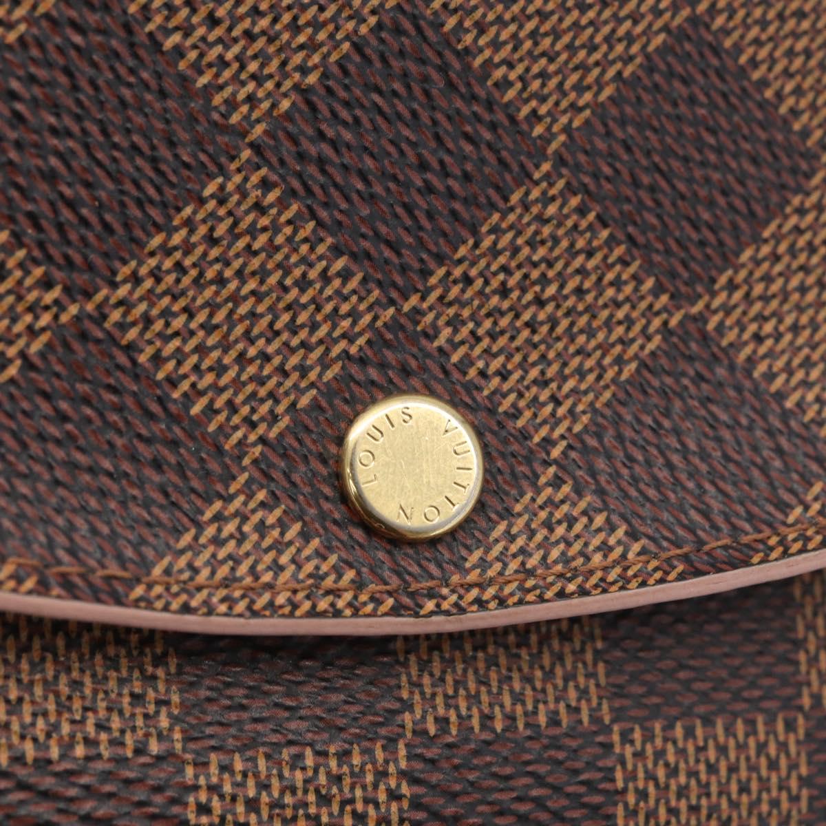 LOUIS VUITTON Damier Ebene Portefeuille Kaisa Long Wallet N61227 LV Auth ki6593