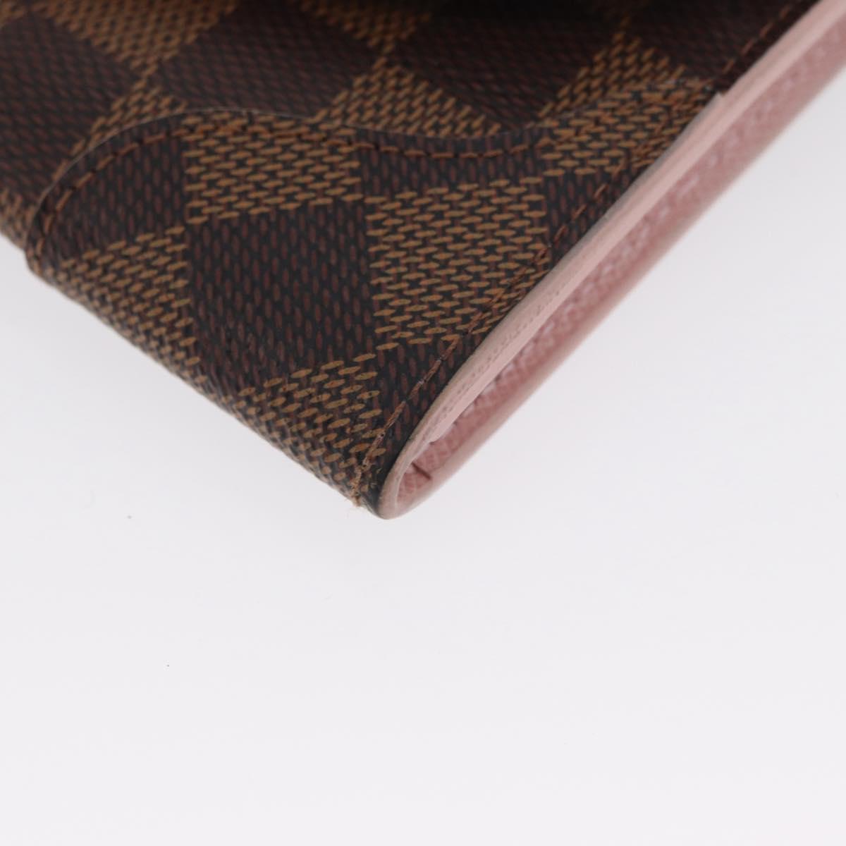 LOUIS VUITTON Damier Ebene Portefeuille Kaisa Long Wallet N61227 LV Auth ki6593