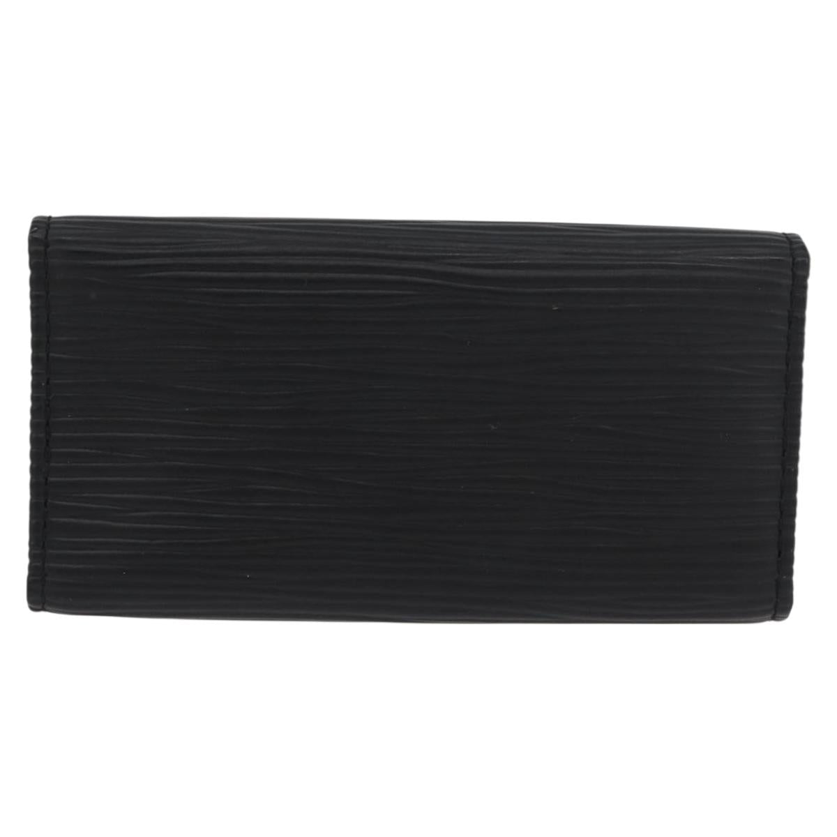 LOUIS VUITTON Epi Multicles 4 Key Case Black M63822 LV Auth ki6617
