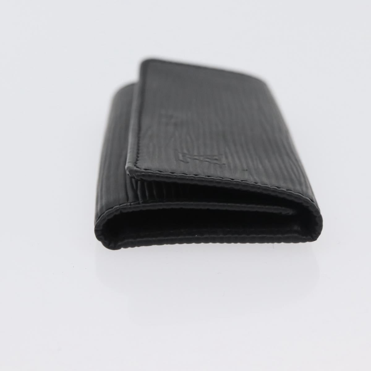 LOUIS VUITTON Epi Multicles 4 Key Case Black M63822 LV Auth ki6617