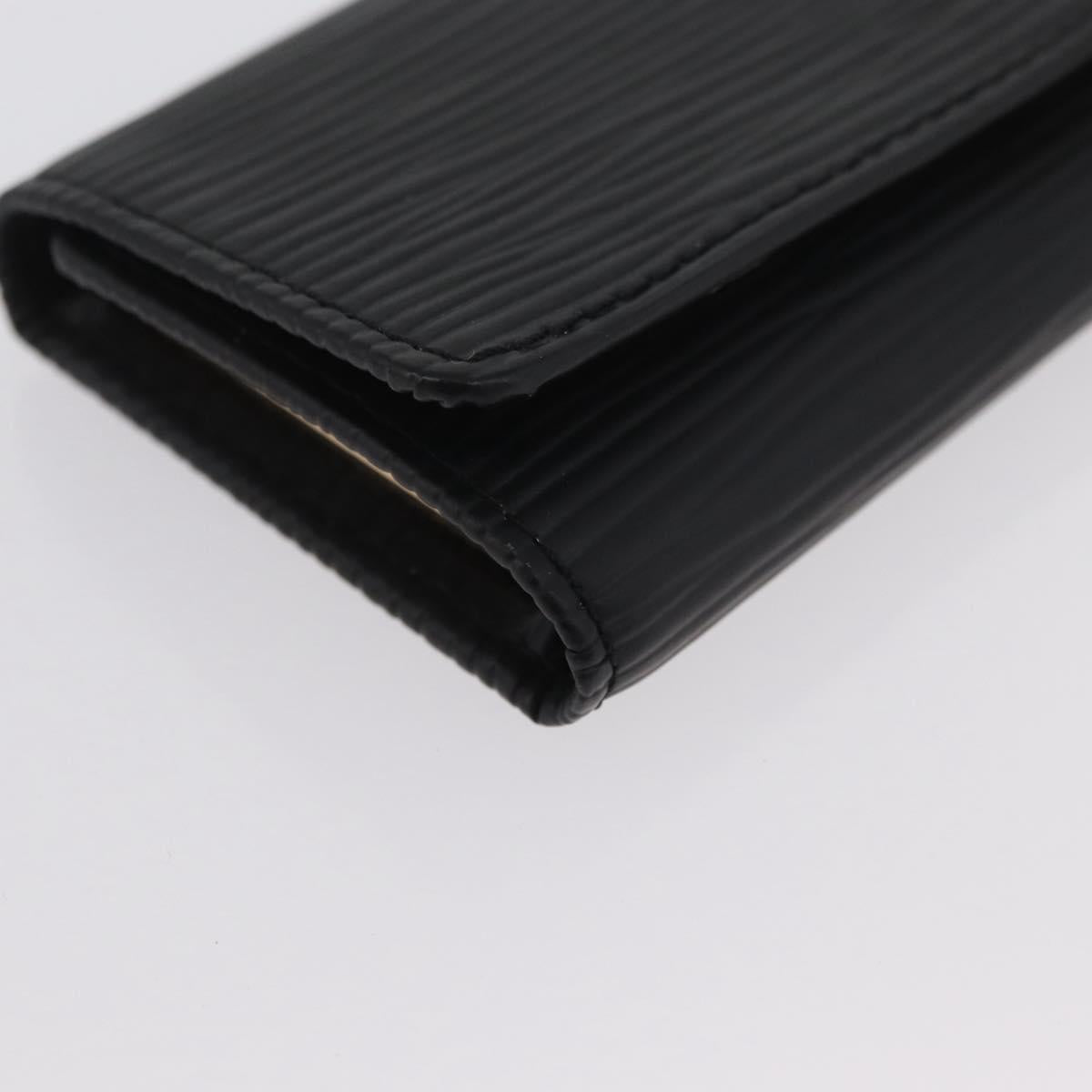 LOUIS VUITTON Epi Multicles 4 Key Case Black M63822 LV Auth ki6617