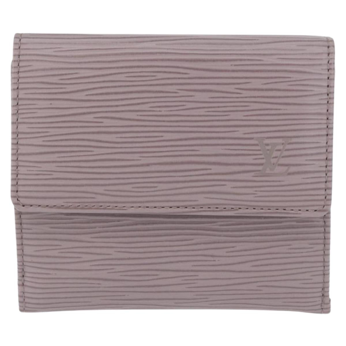 LOUIS VUITTON Epi Porte Monnaie Bier Cartes Crdit Lilac M6348B LV Auth ki6618V