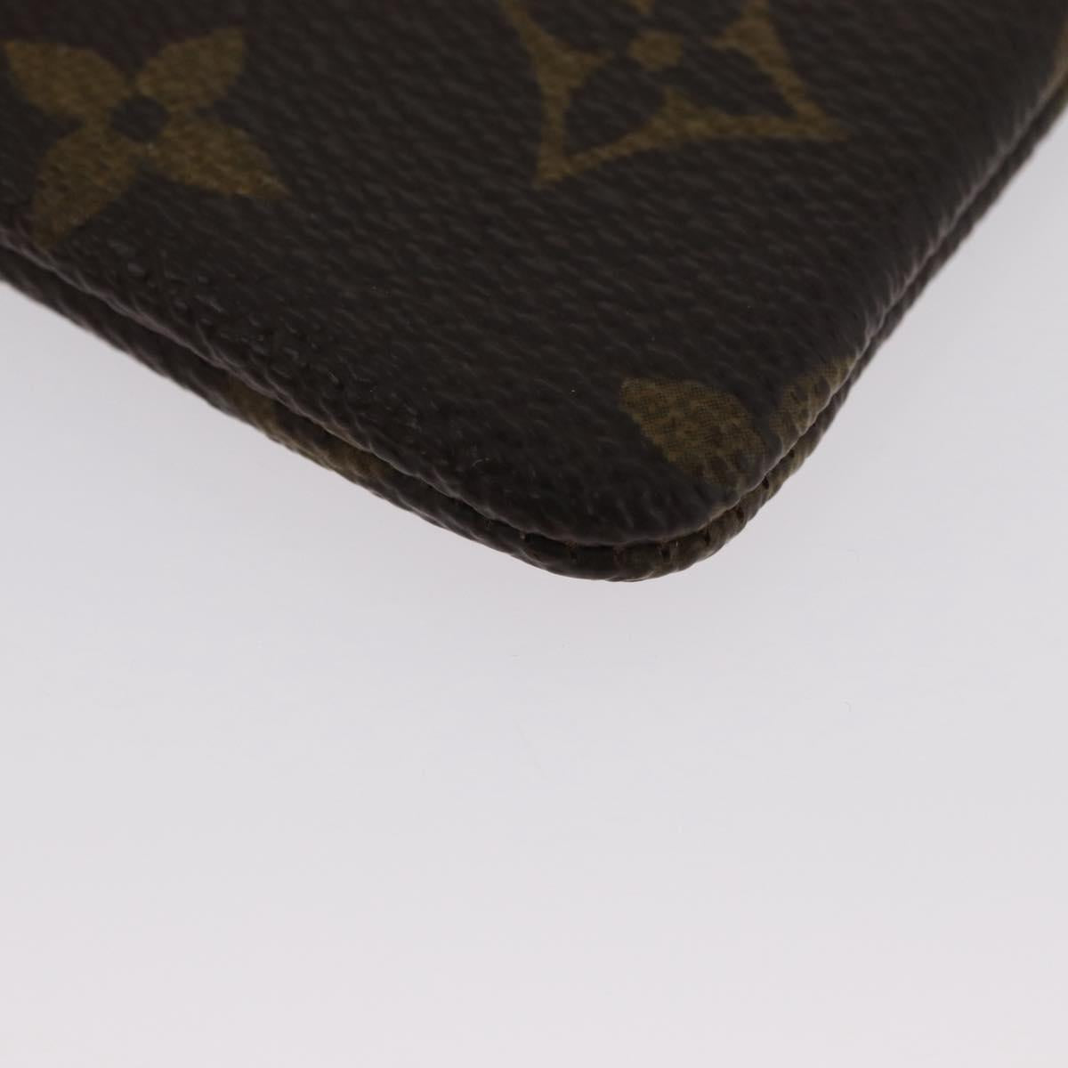 LOUIS VUITTON Monogram Pochette Cles Coin Purse M62650 LV Auth ki6619