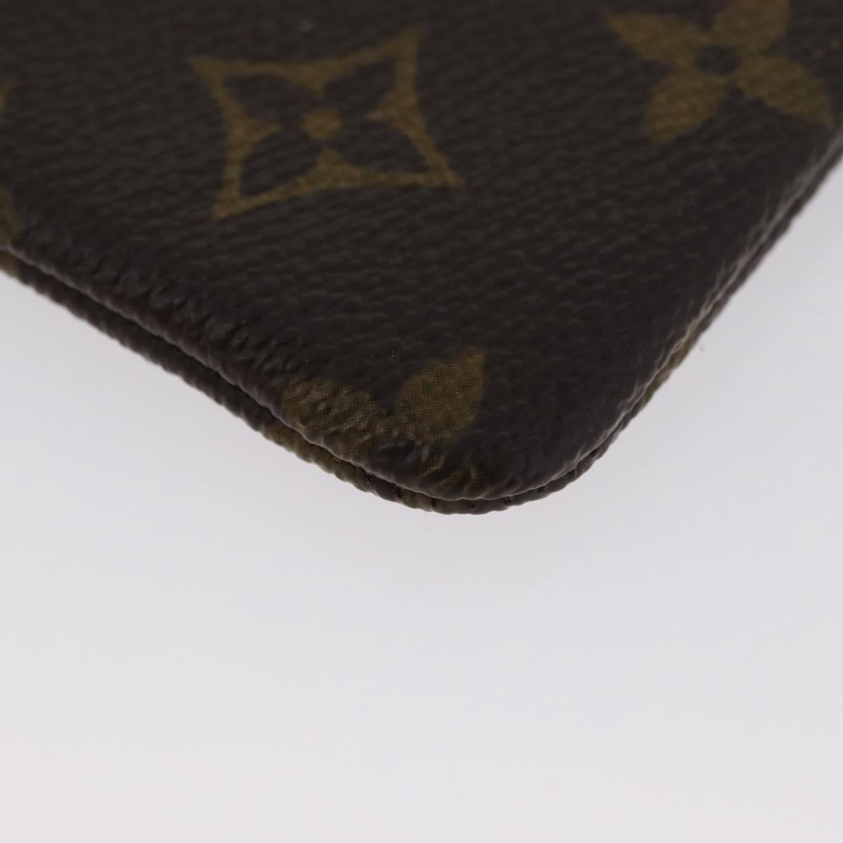 LOUIS VUITTON Monogram Pochette Cles Coin Purse M62650 LV Auth ki6619