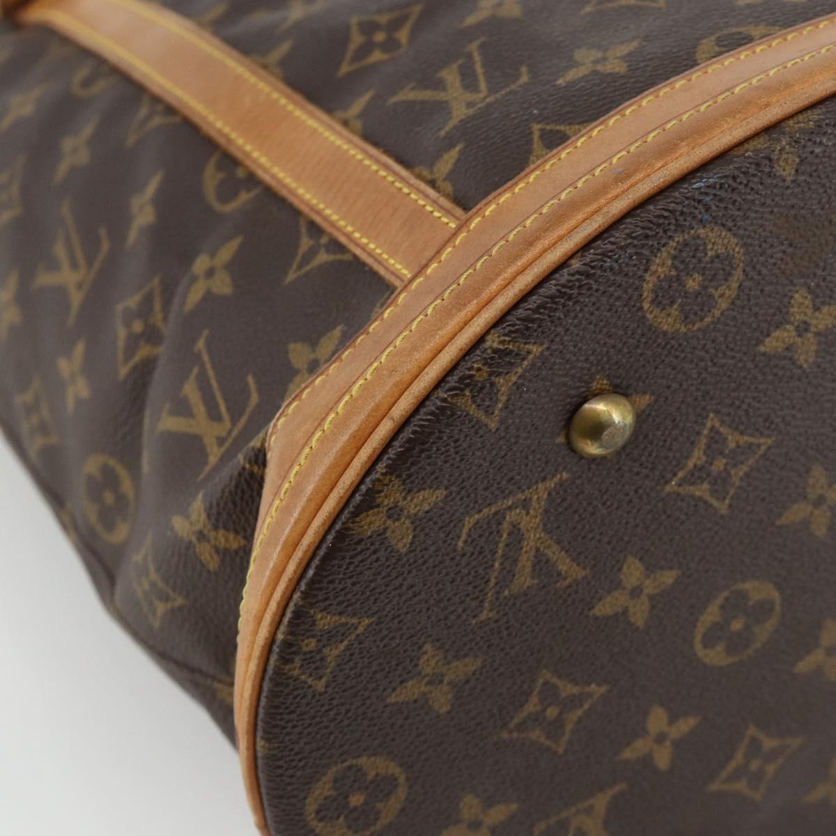 LOUIS VUITTON Monogram Bucket GM Shoulder Bag M42236 LV Auth ki6621