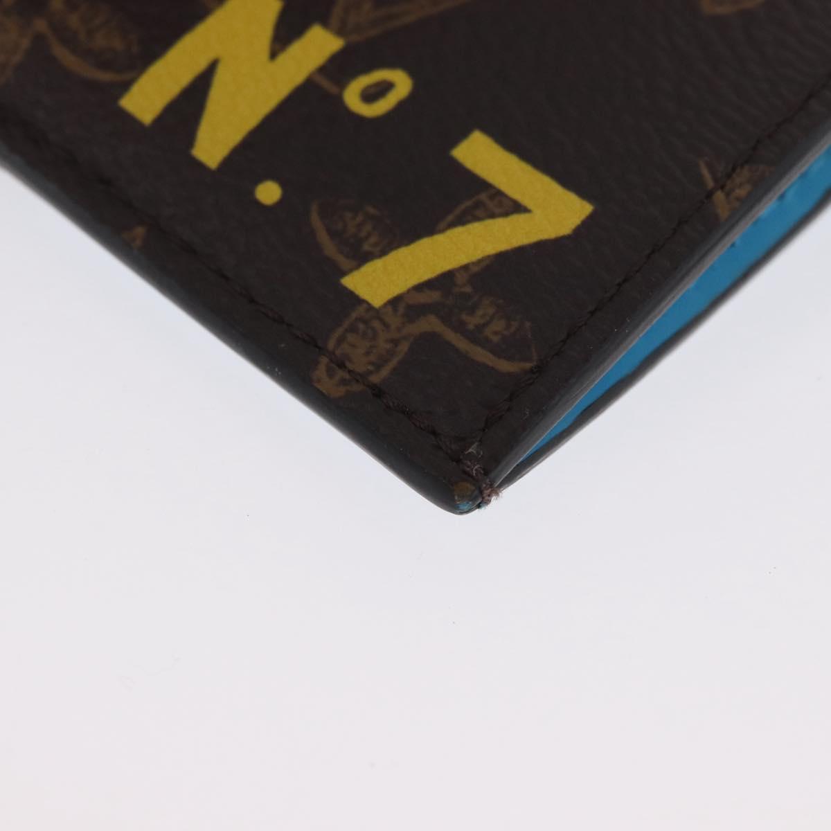 LOUIS VUITTON Virgil Abloh No. 7 Coin Card Holder Card Case M81256 Auth ki6622V