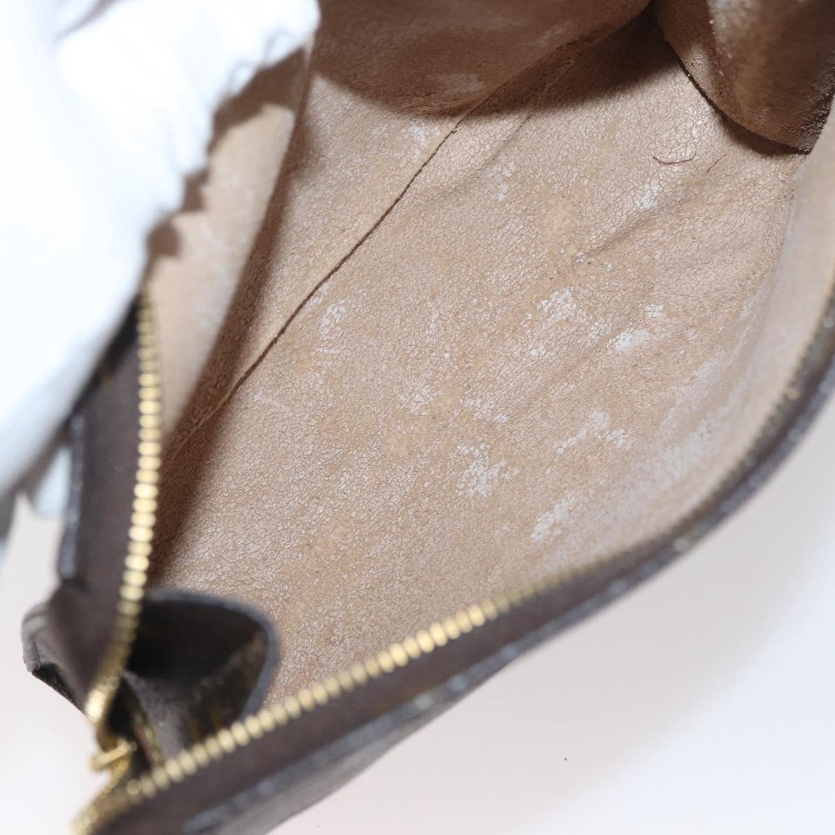 LOUIS VUITTON Monogram Poche Toilette 19 Pouch M47544 LV Auth ki6623