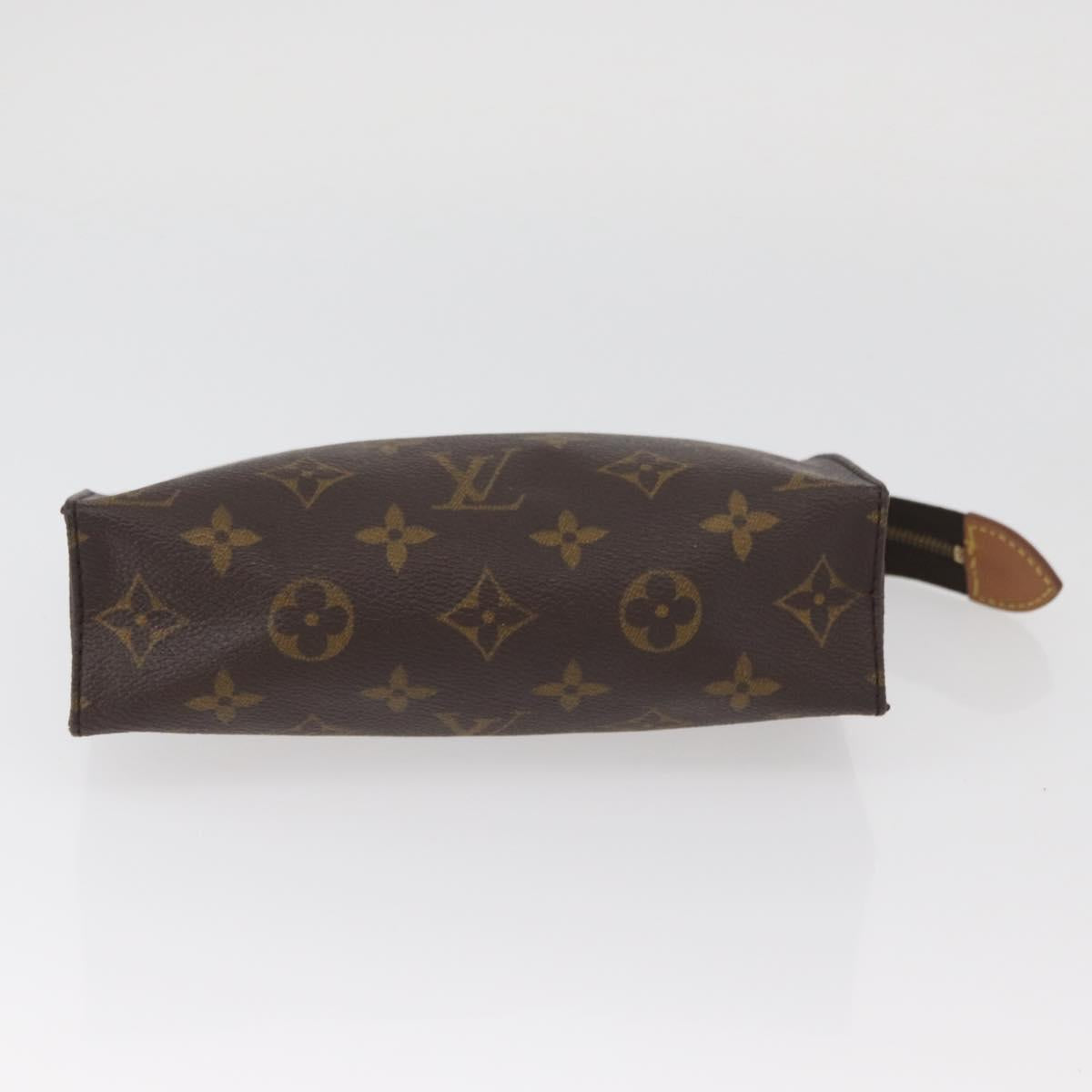 LOUIS VUITTON Monogram Poche Toilette 19 Pouch M47544 LV Auth ki6623