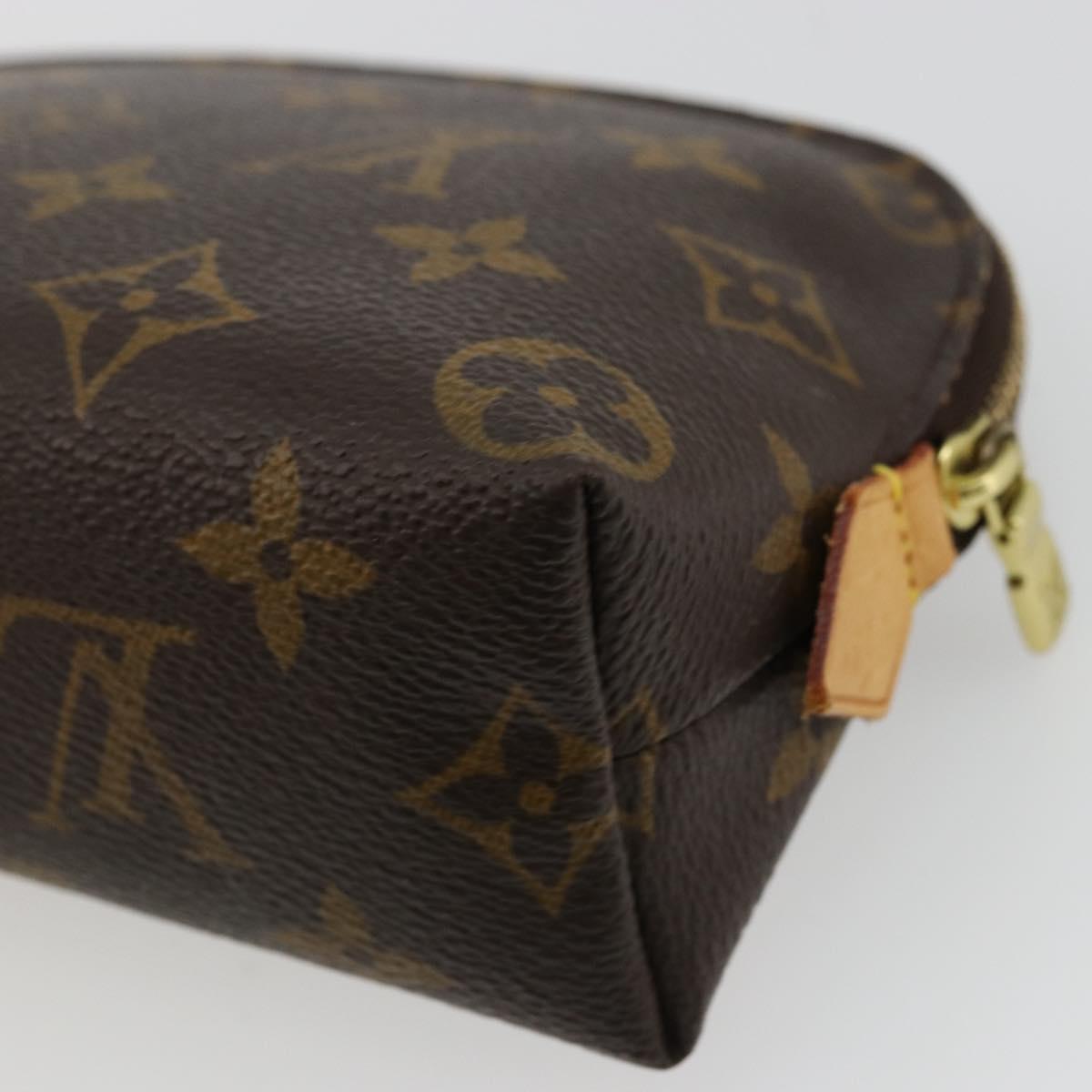 LOUIS VUITTON Monogram Pochette Cosmetic PM Pouch M43998 LV Auth ki6636